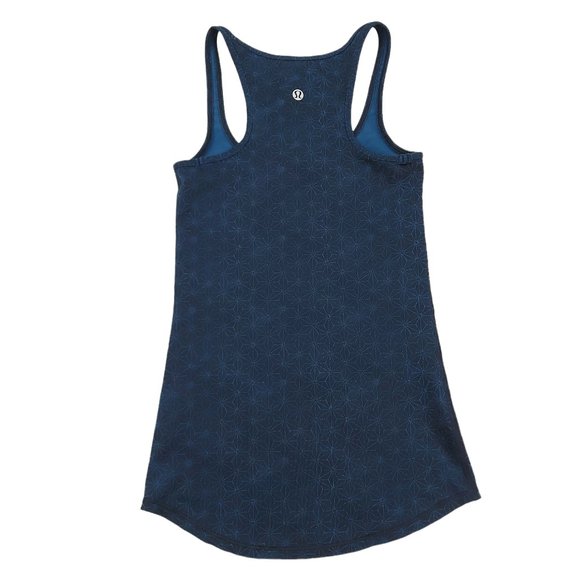 Lululemon Womens Tank Top Size 2 Racerback Sleeveless Lightweight Blue - Picture 2 of 7